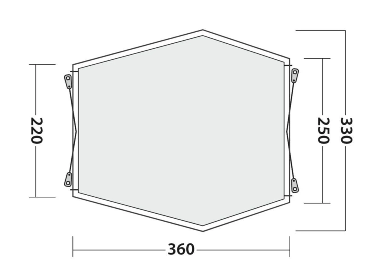 Outwell Woodcrest Drive Away Awning - Image 2