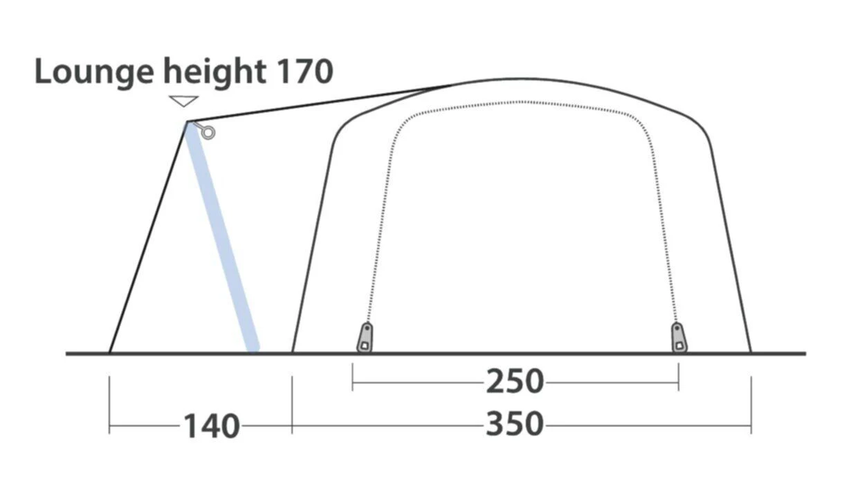 Outwell Mountain Lake 5ATC Tent (2022) - Image 5