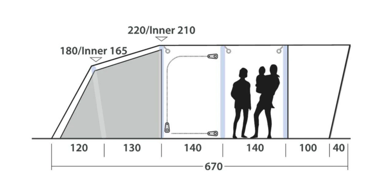 Outwell Springville 5SA Tent (2023) - Image 4