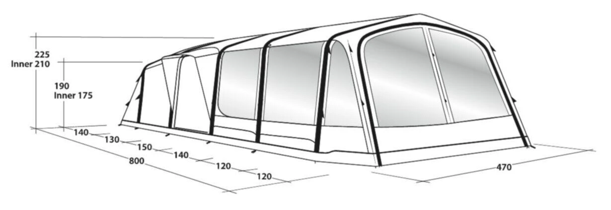 Outwell Knoxville 7SA Tent (2023) - Image 6