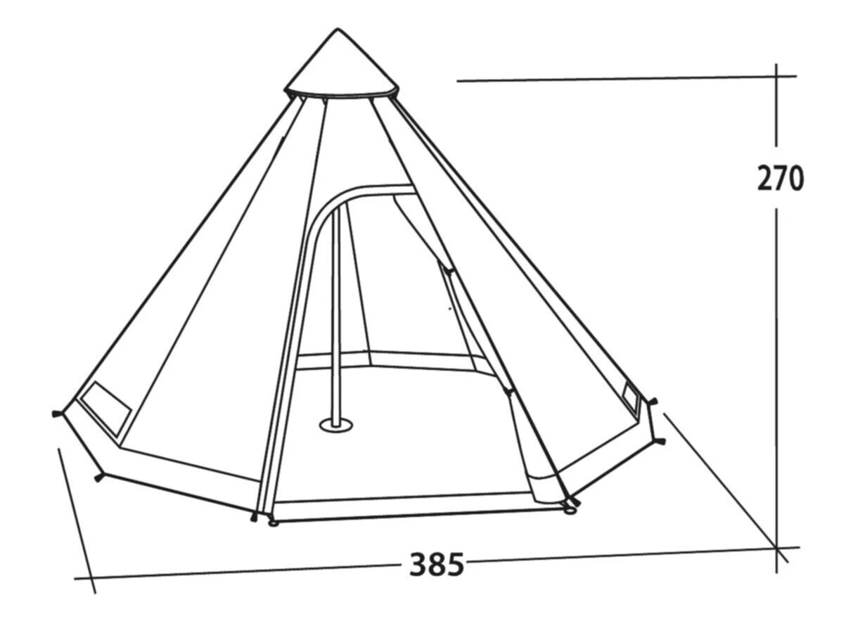 Easy Camp Moonlight Tipi Tent - Image 2
