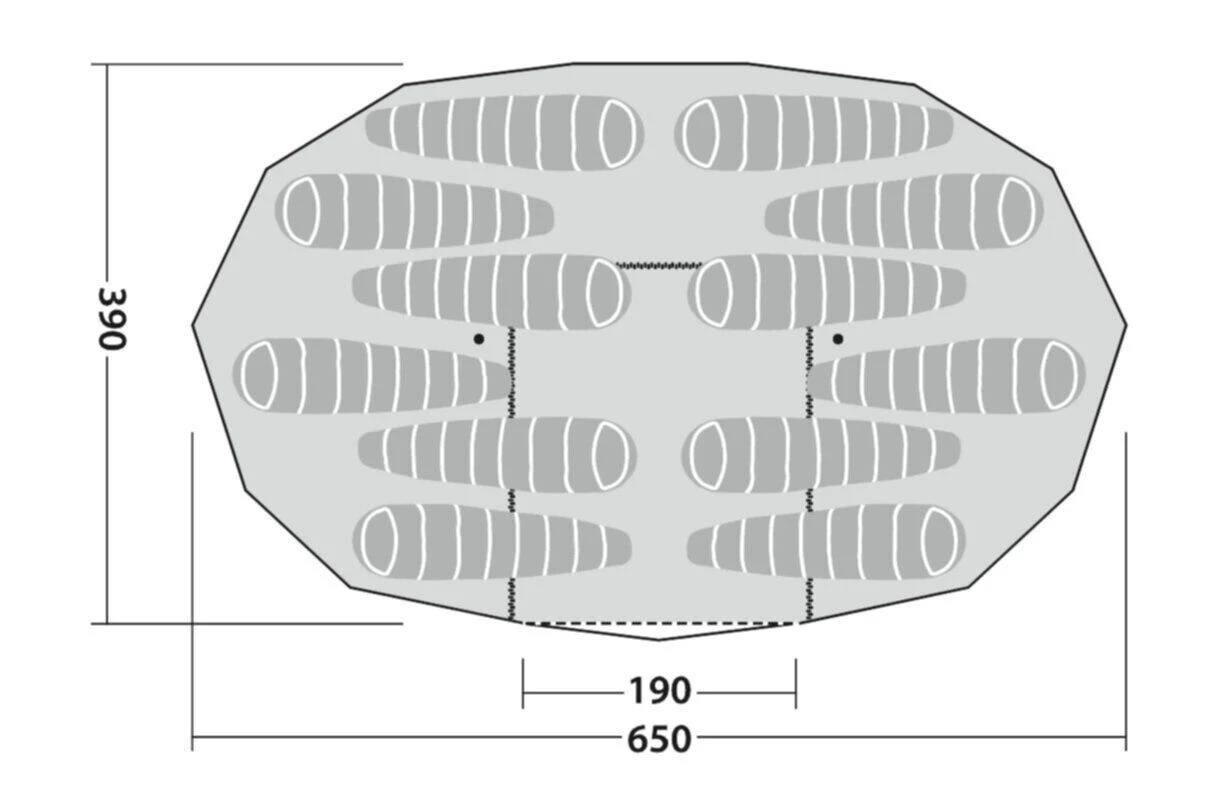 Outwell Robens Klondike Twin Tipi Tent (2023) - Image 7