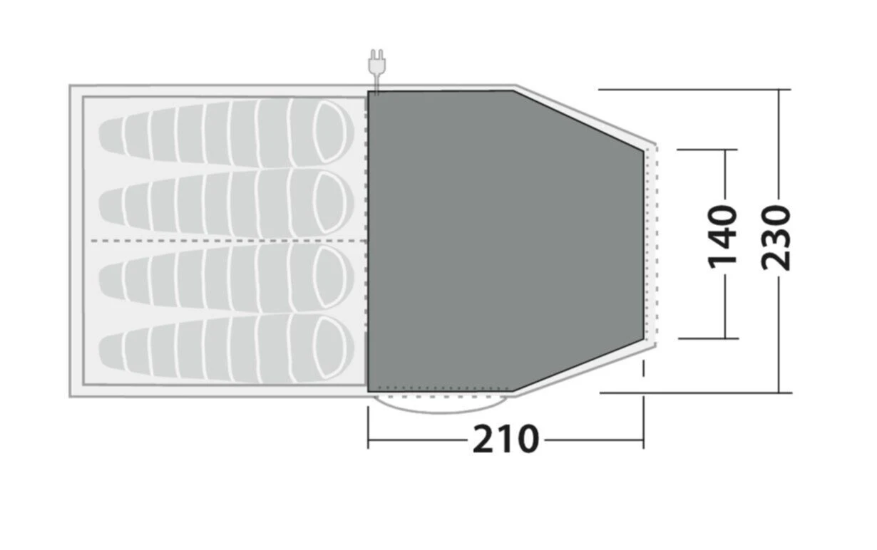 Robens Double Dreamer 4 Fleece Carpet (210*220) - Image 3