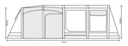 Outdoor Revolution Airedale 7.0SE Tent Bundle (2023) - Image 2