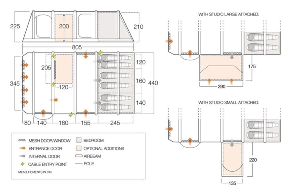 Vango Airbeam Vango Anantara IV 650xl Air Tent (2023) - Image 2