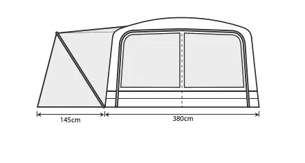 Outdoor Revolution Airedale 6.0SE Tent (2023) - Image 3
