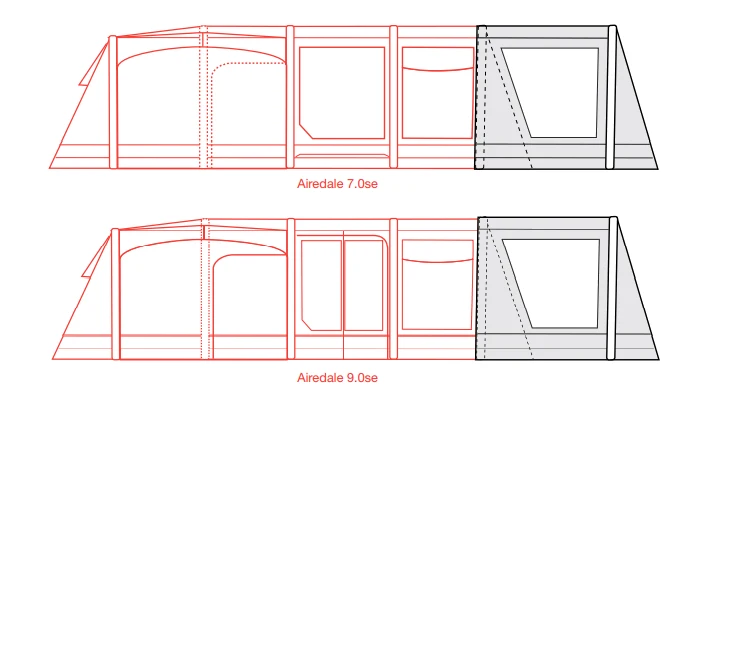 Outdoor Revolution Airedale 7.0se / 9.0se Front Porch Extension - Image 2