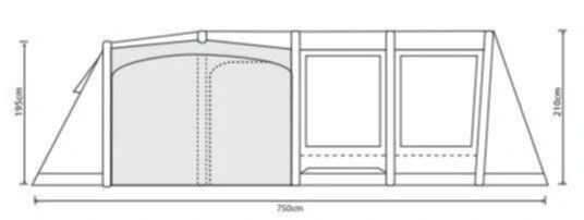 Outdoor Revolution Camp Star 700SE Tent Bundle (2023) - Image 3
