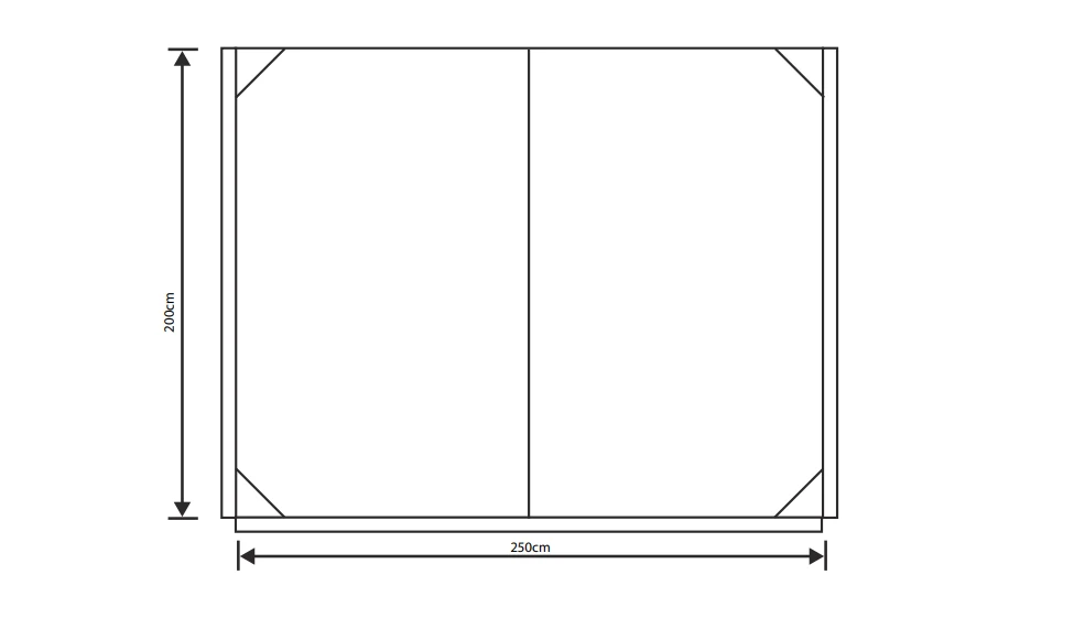 Outdoor Revolution Cayman Sun Canopy / Porch Low (185-220cm) - Image 3