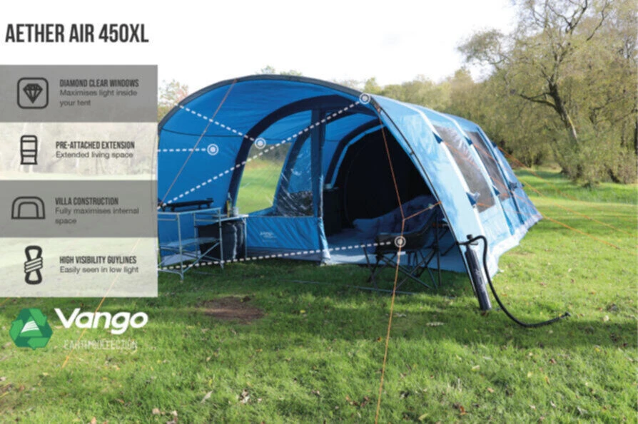 Vango Airbeam Vango Aether Air 450XL Tent (2022) - Image 3