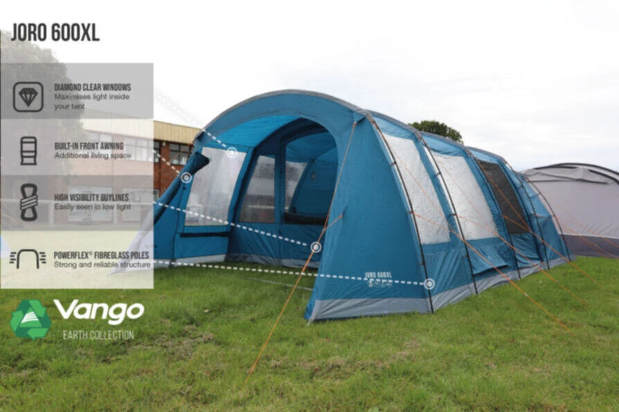Vango Joro Poled 600XL Tent (2022) - Image 9