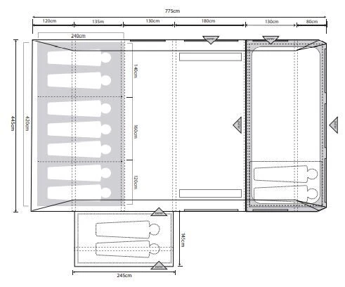 Outdoor Revolution Kalahari PC 7.0SE Tent Bundle (2023) - Image 7