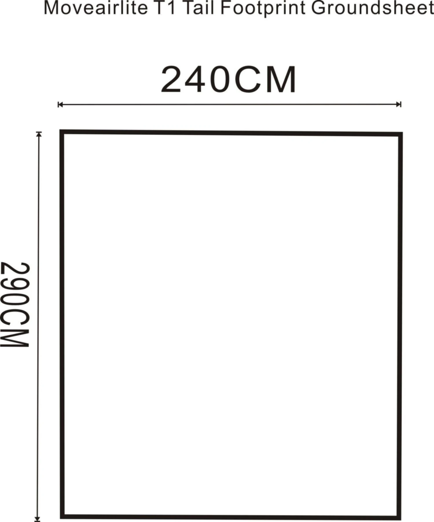 Outdoor Revolution Movelite T1 Tail Footprint