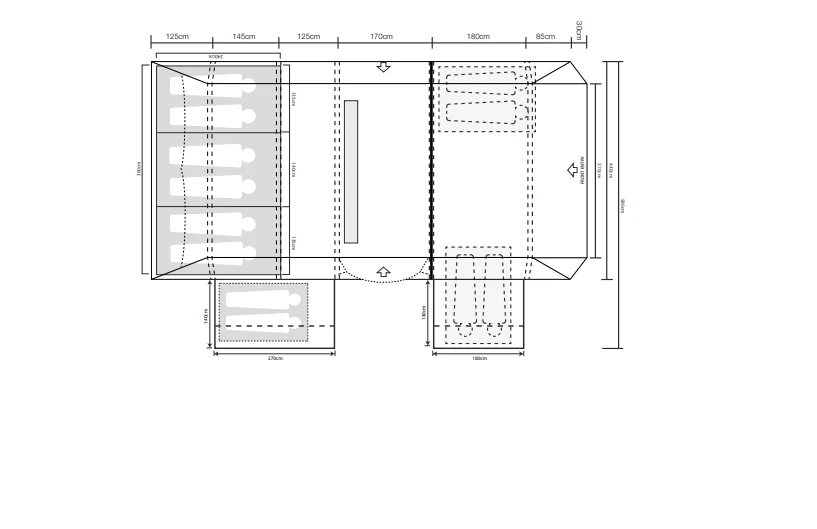 Outdoor Revolution O-Zone 8.0 Safari Lodge Tent - Image 4