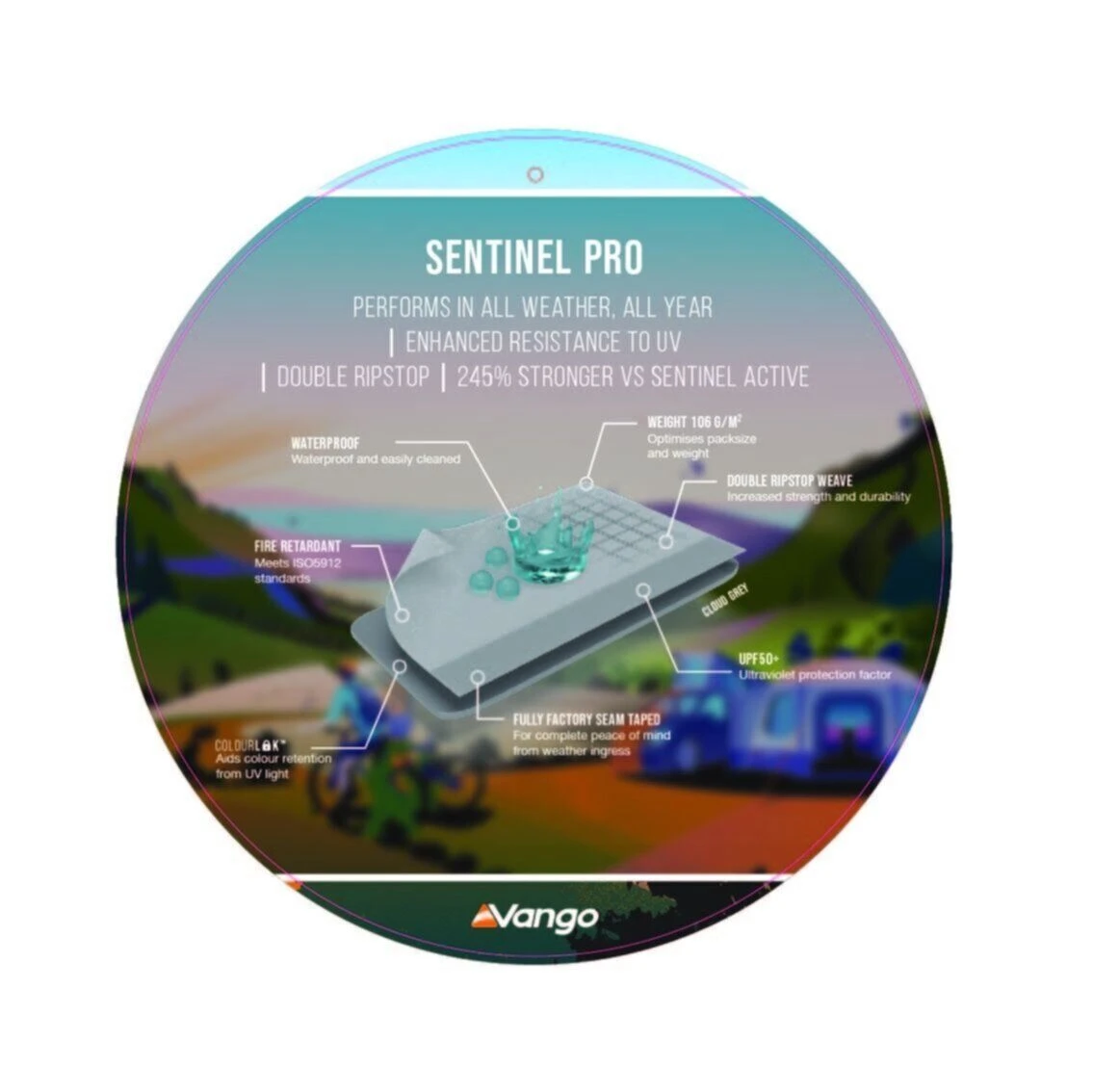 Vango Airbeam Vango Galli III Air Tall Awning (2022) - Image 5