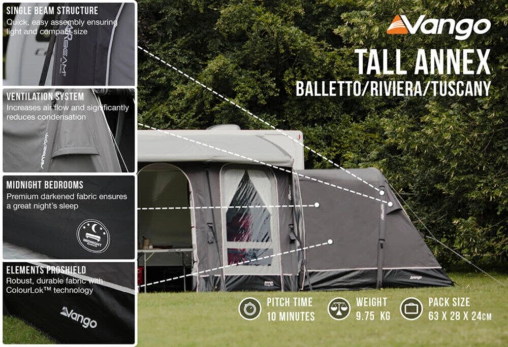 Vango Airbeam Vango Tall Annex Elements ProShield (Balletto And Tuscany) - Image 4